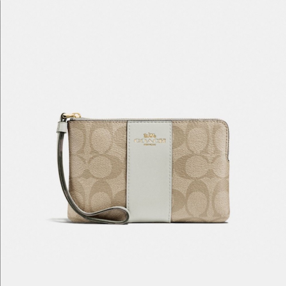 NWT coach wristlet leather wallet purse